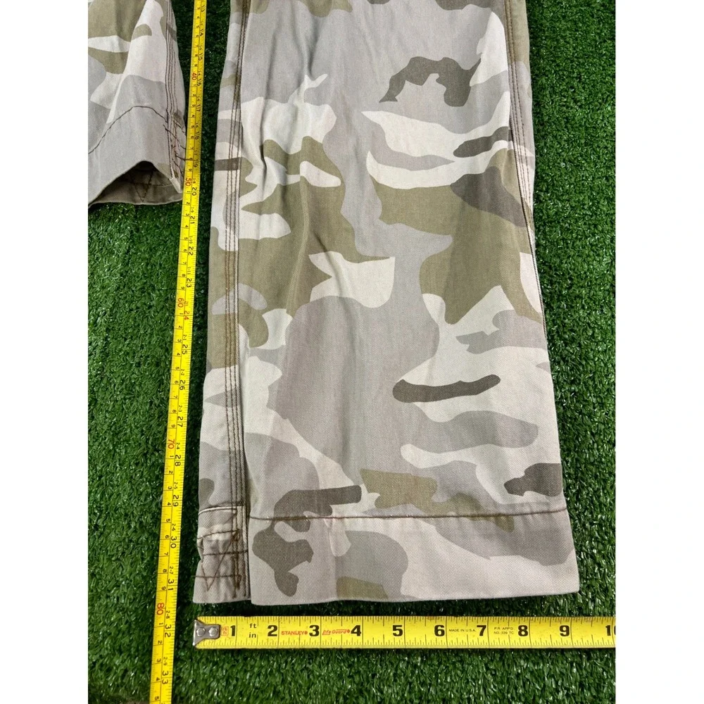 No Boundaries Mens Khaki Camo Cargo Pants 32x32 Relaxed Fit Tactical Utility - Picture 2 of 7
